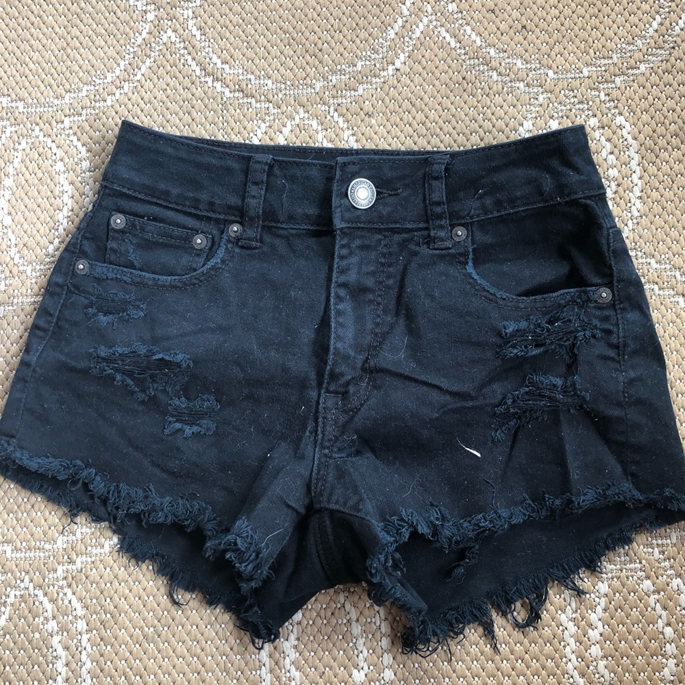 Black AE  high waisted shorts